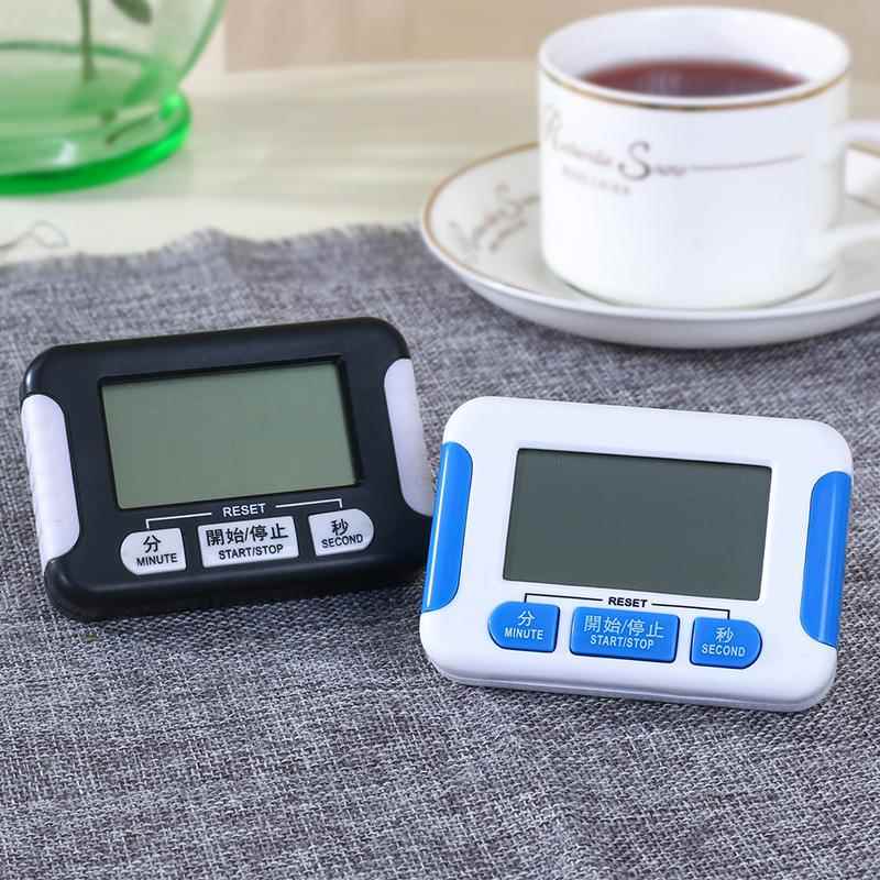 热销电子计时器厨房定时器大屏幕咖啡器倒计时器60分钟烤箱计时