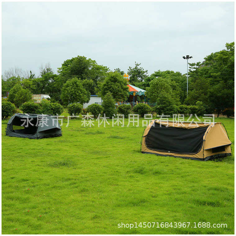 工厂优惠免搭建速开户外折叠睡袋隧道帐篷野营露营 tent camp