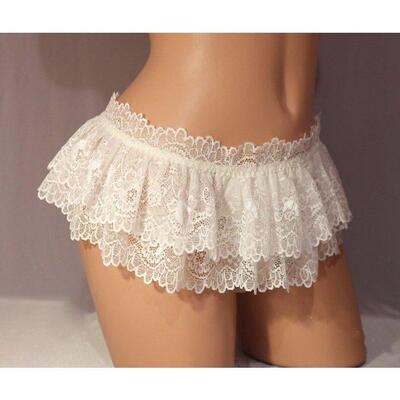 Fashion Solid Color Low Waist Lace Skirt时尚纯色低腰蕾丝短裙