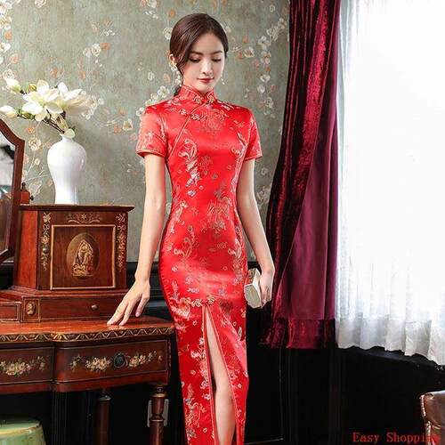 Cheongsam Chinese Dress Chipao traditional Qipao旗袍裙子Plus
