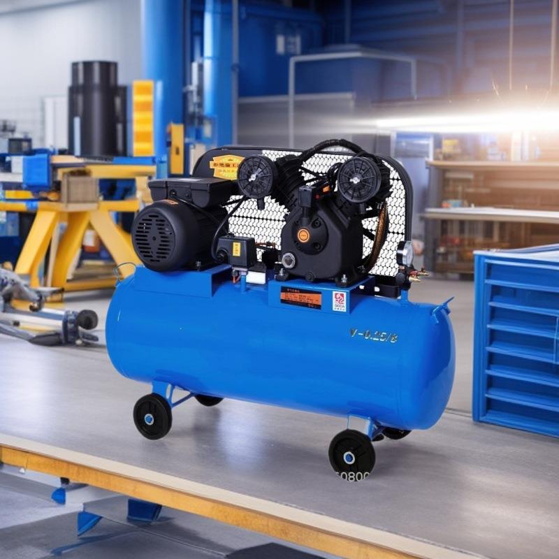 厂家供应0.25立方活塞式空压机2.2千瓦小型活塞压缩机便易充气泵