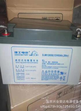 LEOCH理士电池DJM1265S理士铅酸蓄电池12V65AH楼宇应急逃生照明