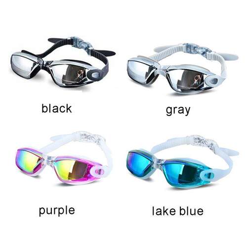 Antifog Swimsuit Glasses Swimming Diving Goggles Swim Plug