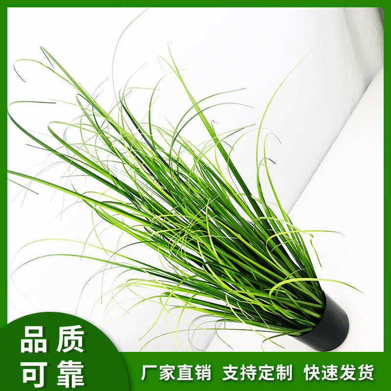 定制仿真盆景假植物芦苇洋葱草造景装饰品摆件工艺品仿生绿植盆栽