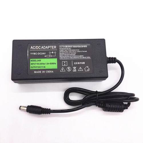 24V3A电源适配器100V/220V交流AC转直流DC24V3A2.5A2A充电器线 6349