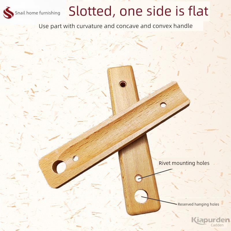 凹凸弧度适用于抹刀手柄家用保温配件万能多用途滤嘴实木手柄防烫