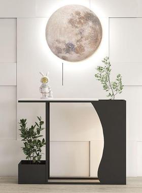 高颜值现玄关桌极门简设计轻奢极窄代厅走ETB廊创意入户玄关家台