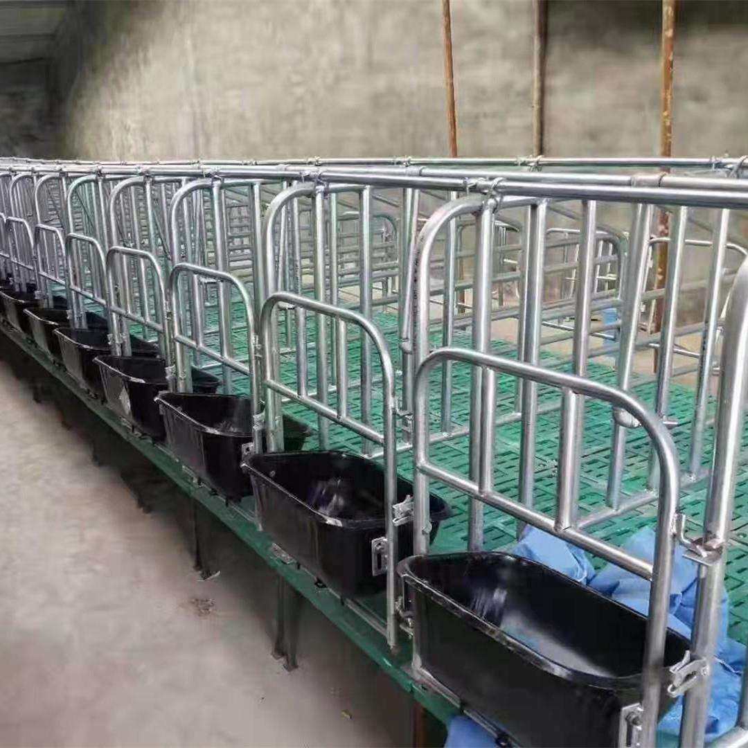 活动复合定位栏猪床加高猪栏带板定位栏