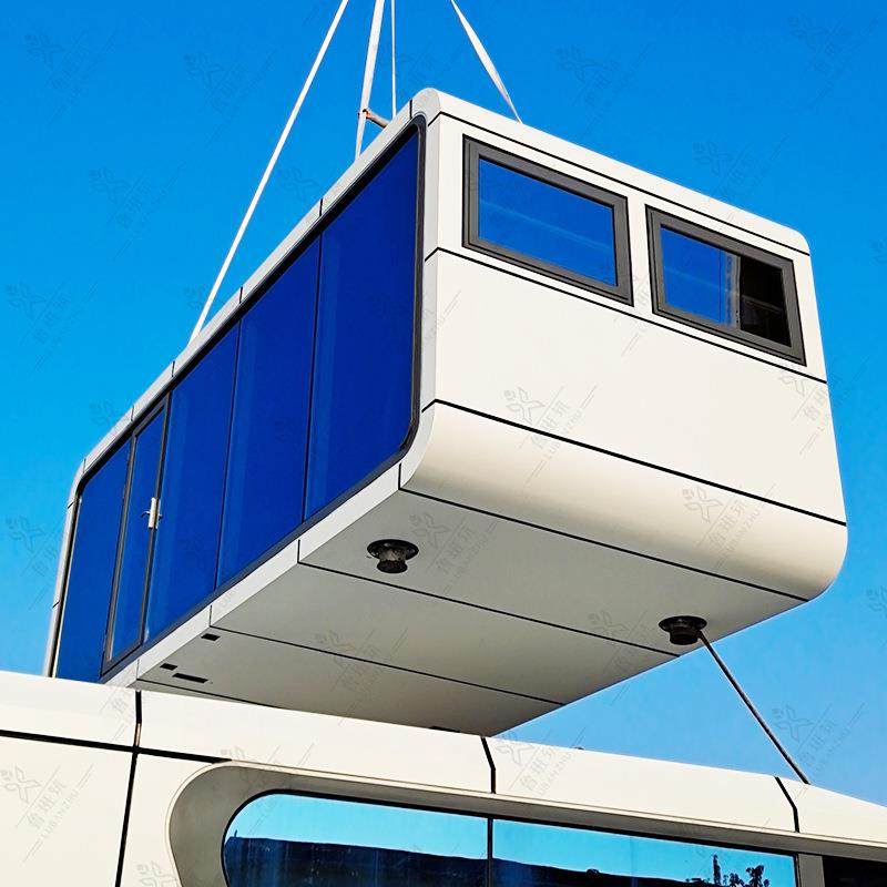 公园广场创意太空船 美丽乡村民宿客栈 商业街驿站社区休息区民宿