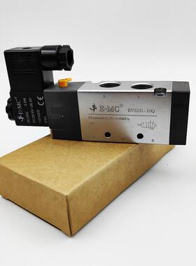 E·MC亿太诺二位五通RV5231-10QE4 DC24V电磁阀气动控制阀 气阀