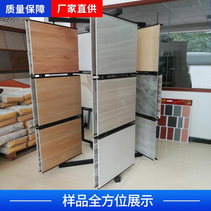 新款直销800*800大地砖展示架 墙砖样品架 微晶石陈列架 瓷片旋转