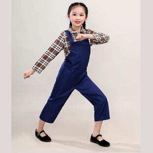 正品曙光舞蹈儿童演出服报饰卖诗歌朗诵小豆冰歌棍809乡村舞蹈表0