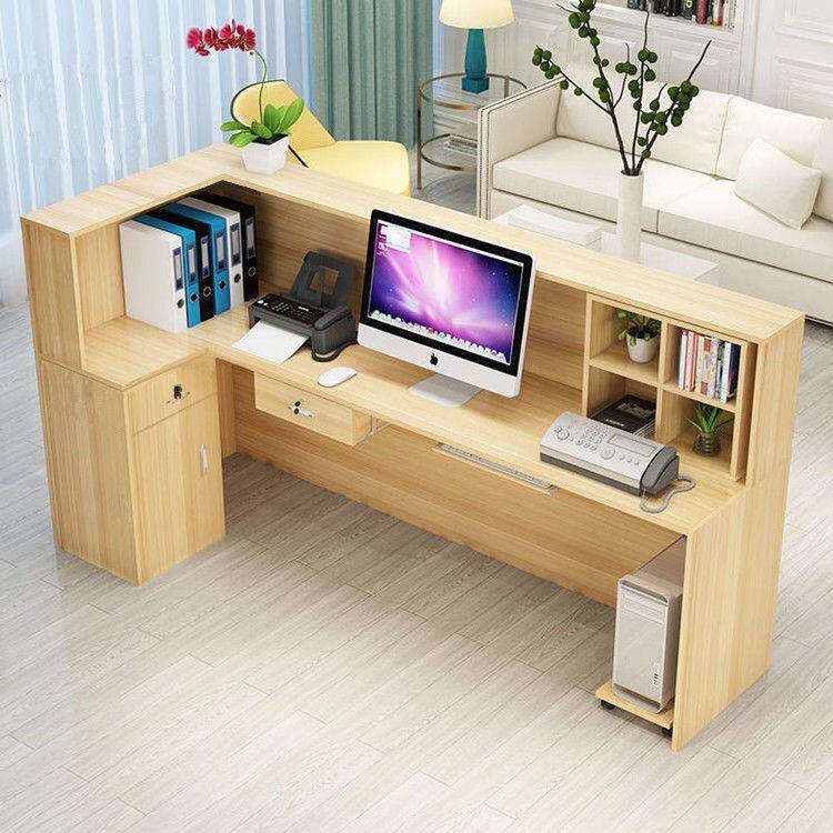 前台现代转角收银台柜台吧台简约迎宾台前台接待台公司办公前台桌