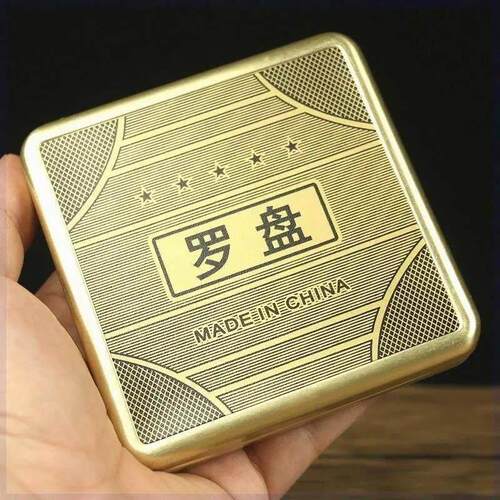 罗盘罗经仪开户外罗盘寻龙诀指南针随身携带地质小翻盖高精度专业