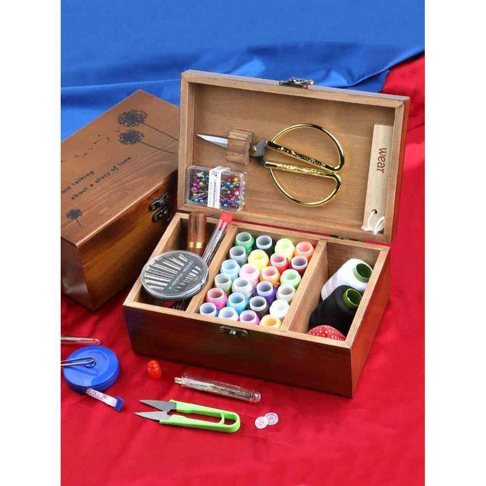 portable sewing kit tools 10 pieces set of hand sewing boxes - 实物图