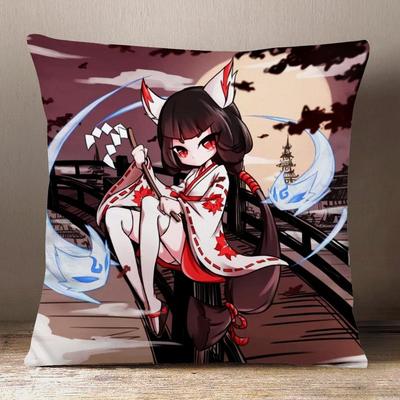 正品高忍必死须3周边琳小黑苍牙小椒动漫手游者双面清定制抱枕忍3