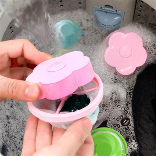 (2-piece set: Washing Machine Hair Remover + Laundry Ball) P