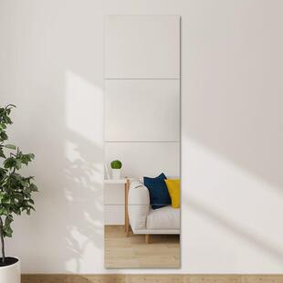 超清拼接镜子全身穿衣试衣贴墙自粘免打孔学生宿舍墙面粘贴化妆镜