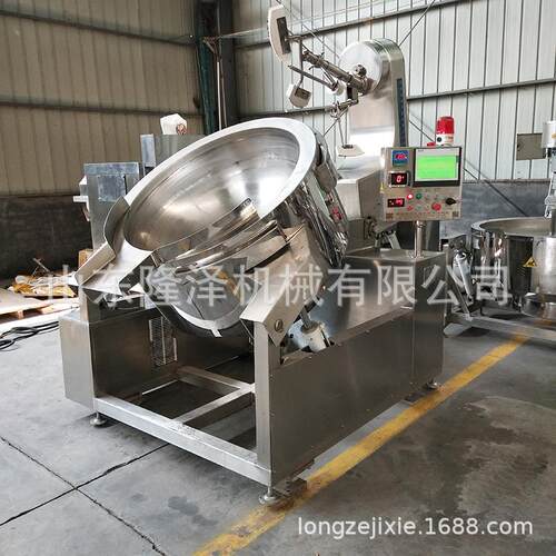 大型炒焦糖色机器电磁麦芽糖熬糖锅牛杂糖花生酥加工设备