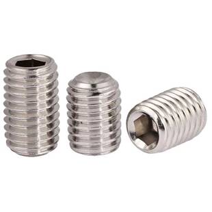 机米紧定 280pcs不锈钢304英美制凹端内六角紧盯止付螺丝组合套装