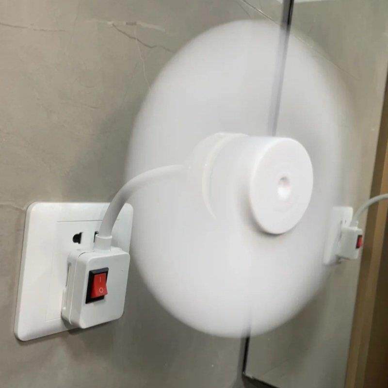 加大15厘米扇叶家用小旋风插座风扇灯头插座无刷电机厕所风扇