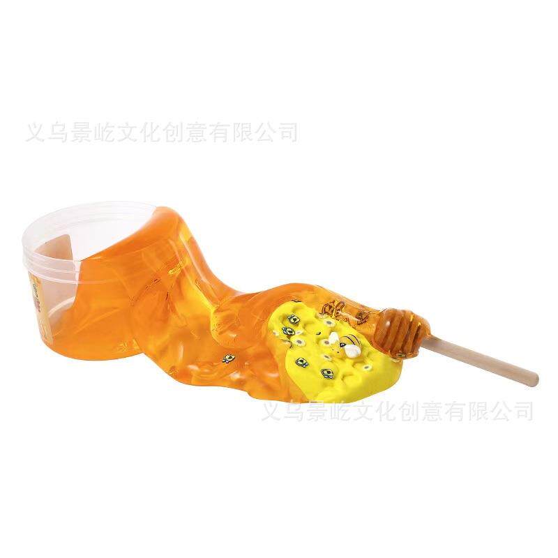 跨境油泥史莱姆套牛头胶sl286ime k装t 棉花泥黏土玩i具礼黄盒套