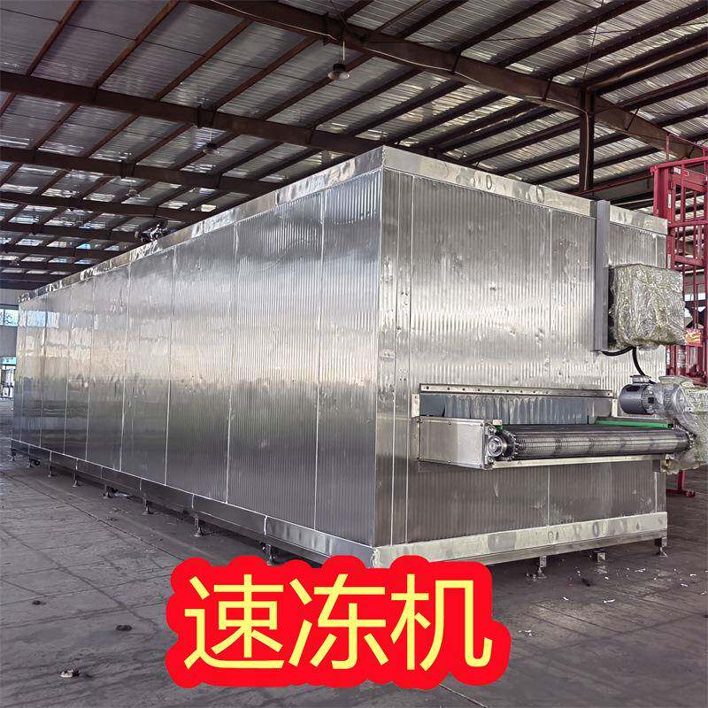 全自动隧道式速冻机 海产品大虾速冻隧道流水线 蟹脚速冻机