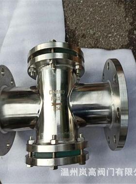 供应视镜不锈钢材质HGS07-115法兰连接三通视镜DN450