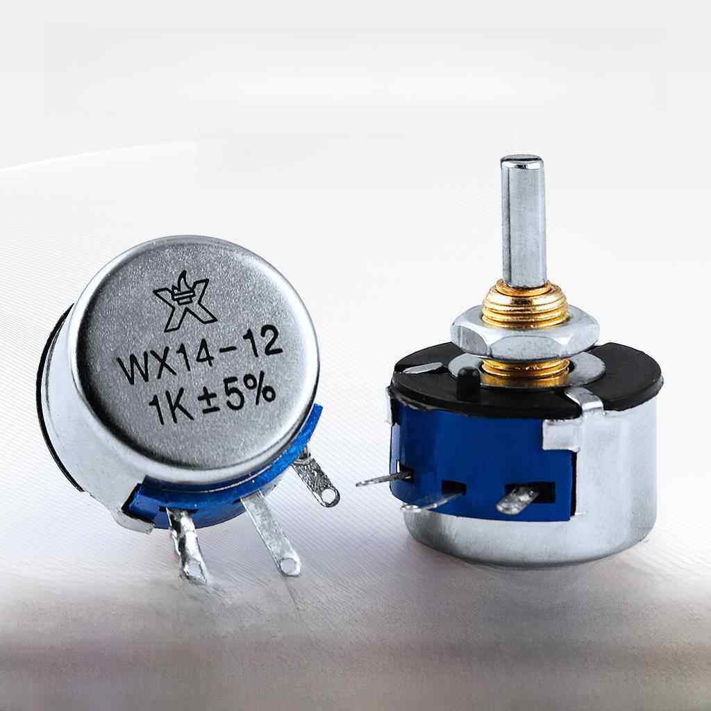 Wx14-12 3W无锁定单圈线绕电位器470欧姆1K 2K2 4K7 10K