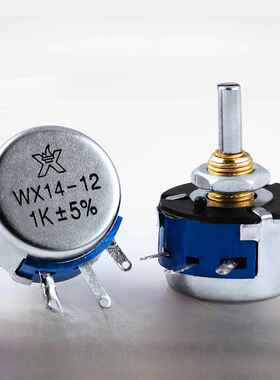 Wx14-12 3W无锁定单圈线绕电位器470欧姆1K 2K2 4K7 10K