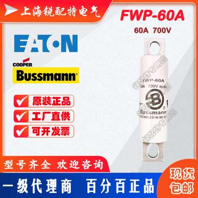 FWP-60A保险丝 700V 60A 巴斯曼BUSSMANN熔断器
