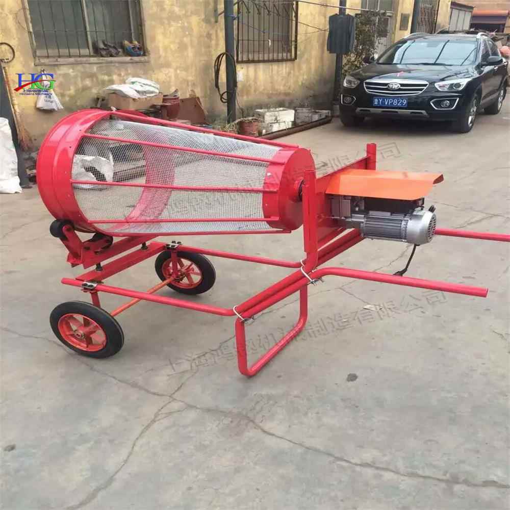 石料场工地筛沙机Sand screening machin建筑工程煤厂石粉筛渣机