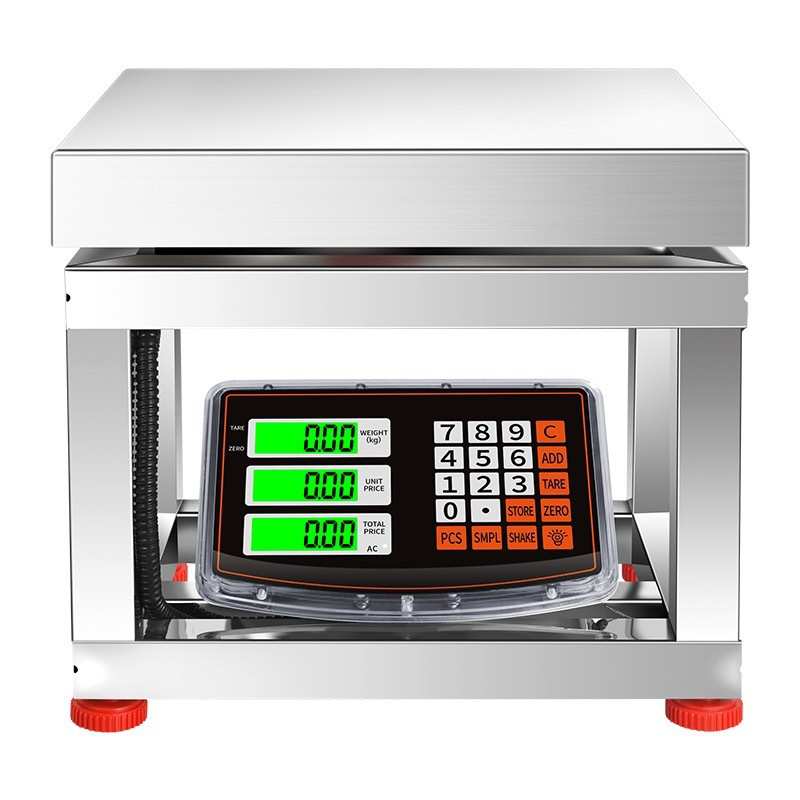 称凳子商用秤秤300水产台150kg电子秤电子板凳不锈钢公斤全台秤