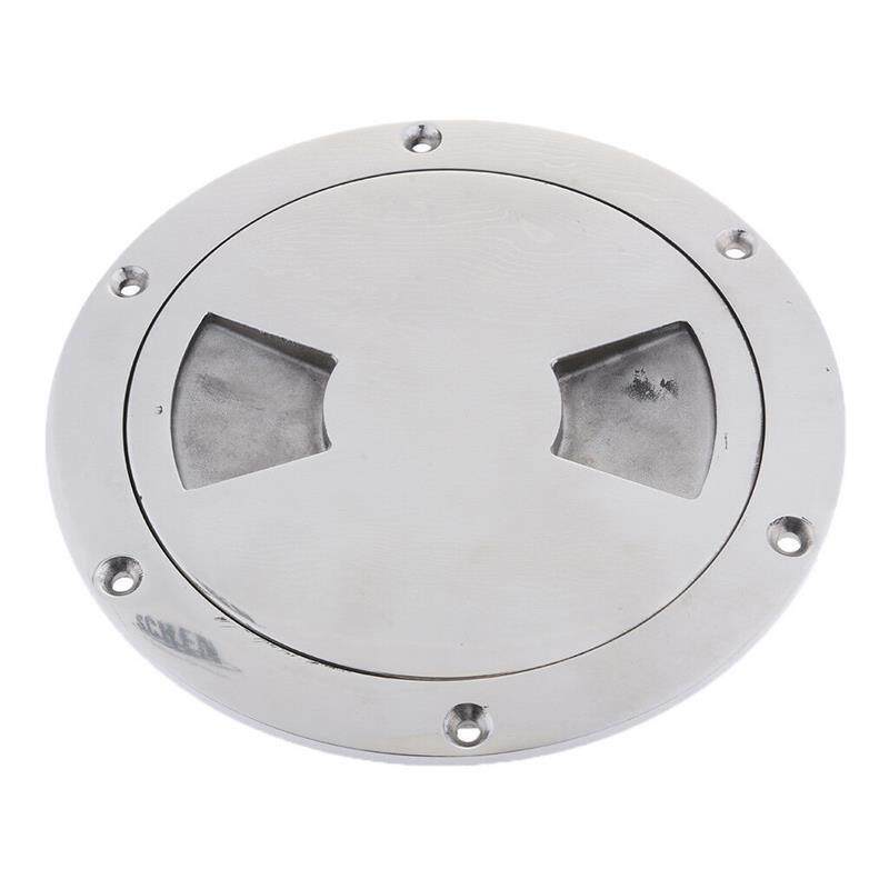 不锈钢甲板圆盘6寸游艇手孔盖游艇配件船用五金下单备注款式