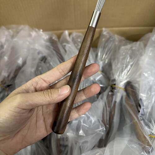 米家奶301鸡4胡桃木不锈钢打蛋器手动搅拌棒蛋油打发器烘诺焙家用