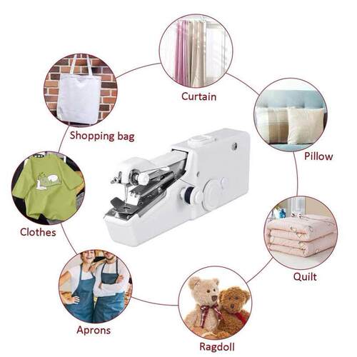 Hand Held Electric MINI Sewing Machine Household Stitch Clot