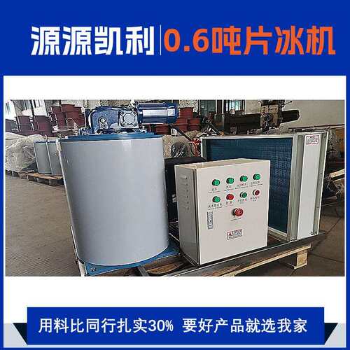 600KG商用片冰机-PLC控制-源头工厂直供工业制冷急冻食品级