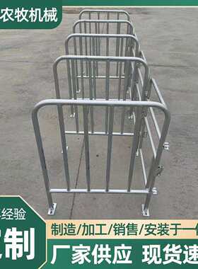母猪定位栏半限位栏猪圈栏位养猪用产床保育半限位栏