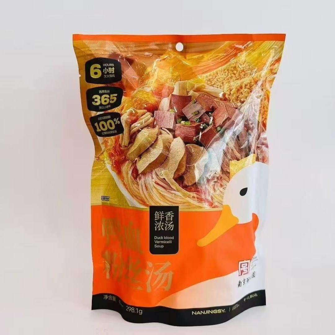 南京冠生园鸭血粉丝汤特产老鸭粉汤丝早餐速食懒人方便粉夜宵小吃