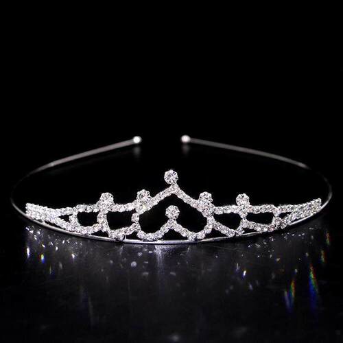 Exquisite Princess stal Tiara Crown Headband Children Gir