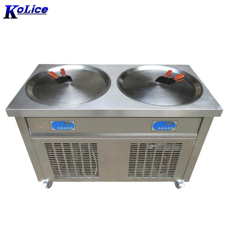 炒奶果机器 炒冰机炒冰淇淋卷机 炒酸奶机商用单锅 商用炒雪糕机