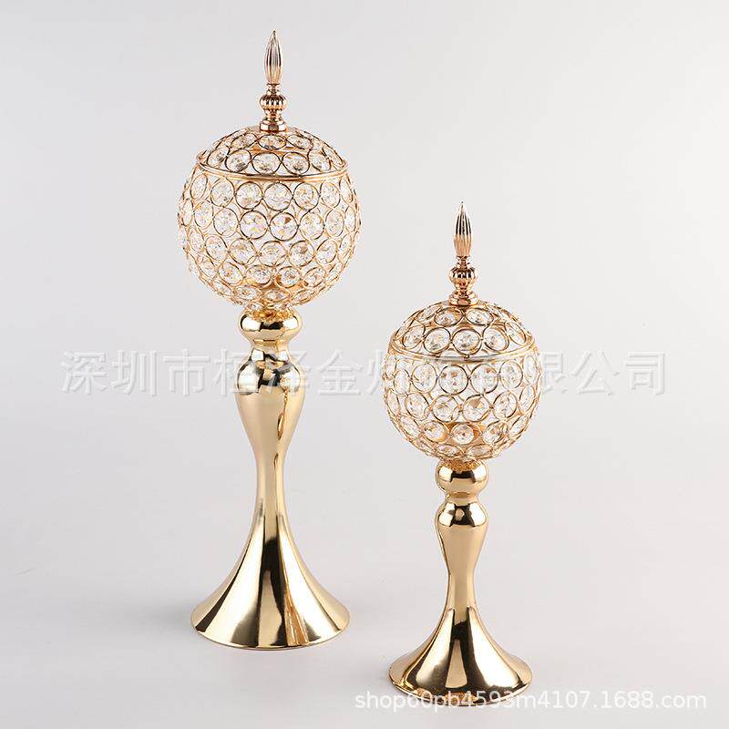 欧式家用复古烛光晚餐道具灯北欧浪漫烛台摆件轻奢美式蜡烛台餐桌