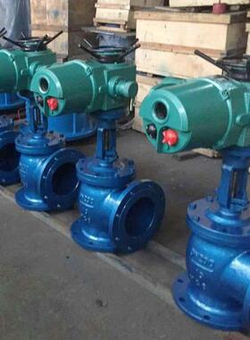 J944X-16Q电动排泥阀DN450电动角式排泥阀DN350手电两用排泥阀300