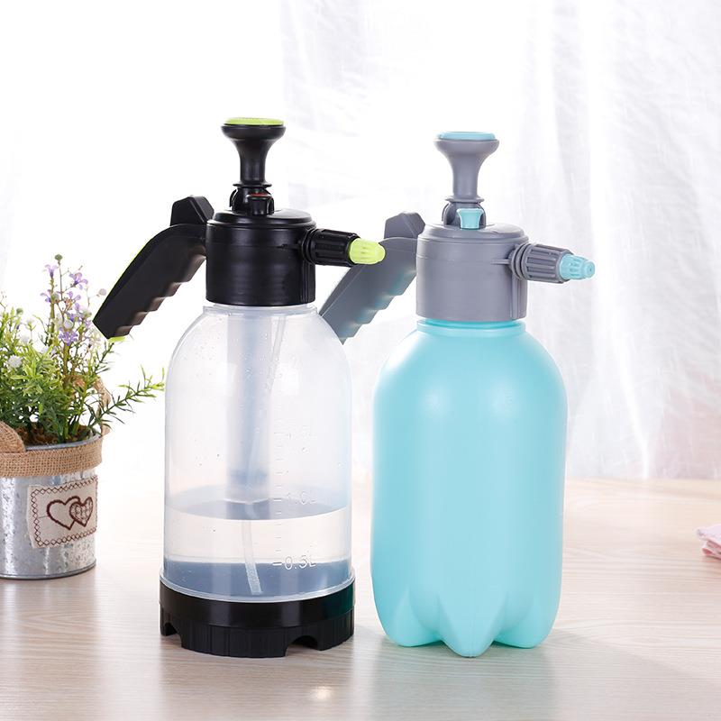 厂家直供2L喷壶气压式塑料喷水壶透明洒水壶家用园艺用品园艺工具