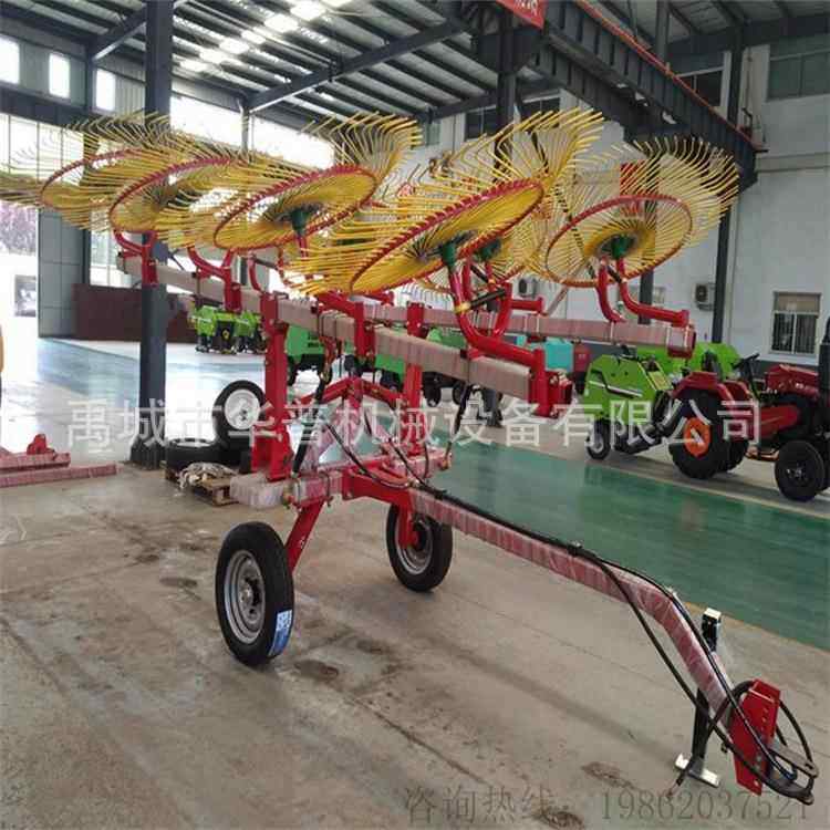 搂BTS机 液压草牵引搂机 指盘式草搂草机草牧草收割机 玉米秸秆搂