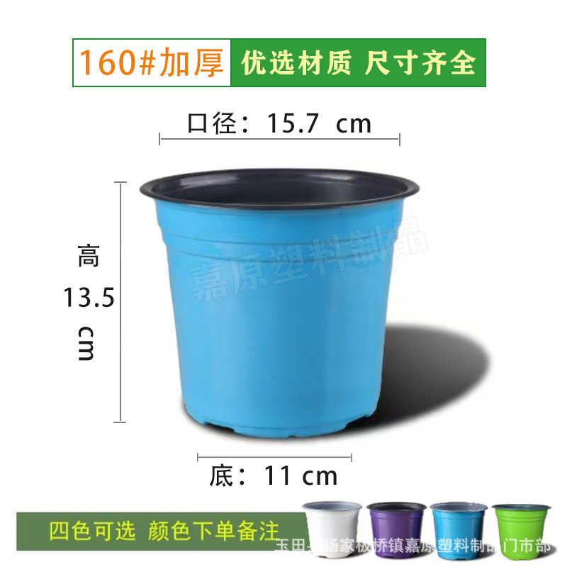 盆盆栽双色简易多植彩色绿塑料肉花盆一次性育苗育苗加厚育苗花盆