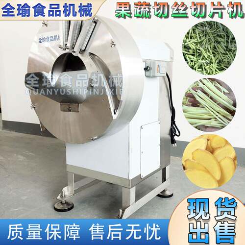 福建食品厂老姜生姜切丝切片榨汁加工鲜姜片丝机鲜竹笋切块刨丝机