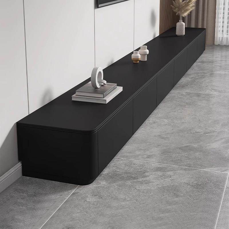 岩板电视柜落地茶几组合客厅现代简约小户型高级黑色实木电视机柜,住宅家具,电视柜,淘宝优惠券,粉丝福利购,淘宝优惠卷