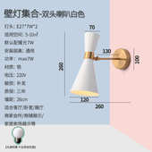 床头北欧壁灯现代浴室前灯镜led卧室过道创意卫生间简约客厅