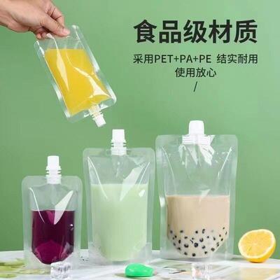 Transparent Suction Mouth Bag for Liquid Traditional Chinese